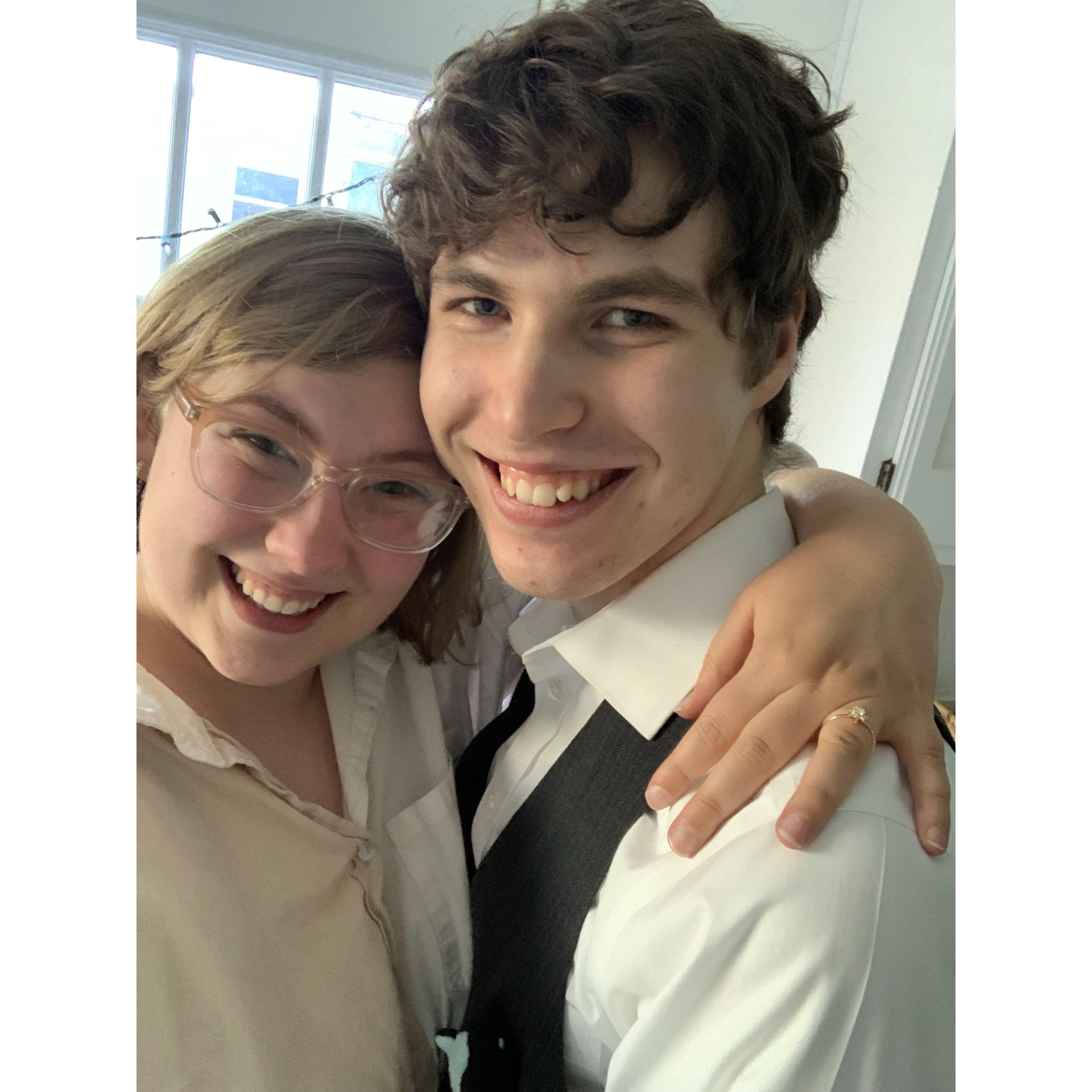 She said yes!!