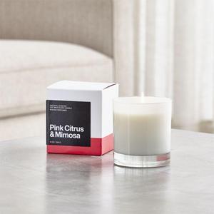 Pink Citrus and Mimosa Scented Candle