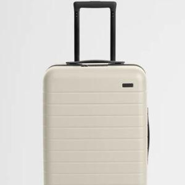 The Bigger Carry-On suitcase in Salt White | Away: Built for modern travel