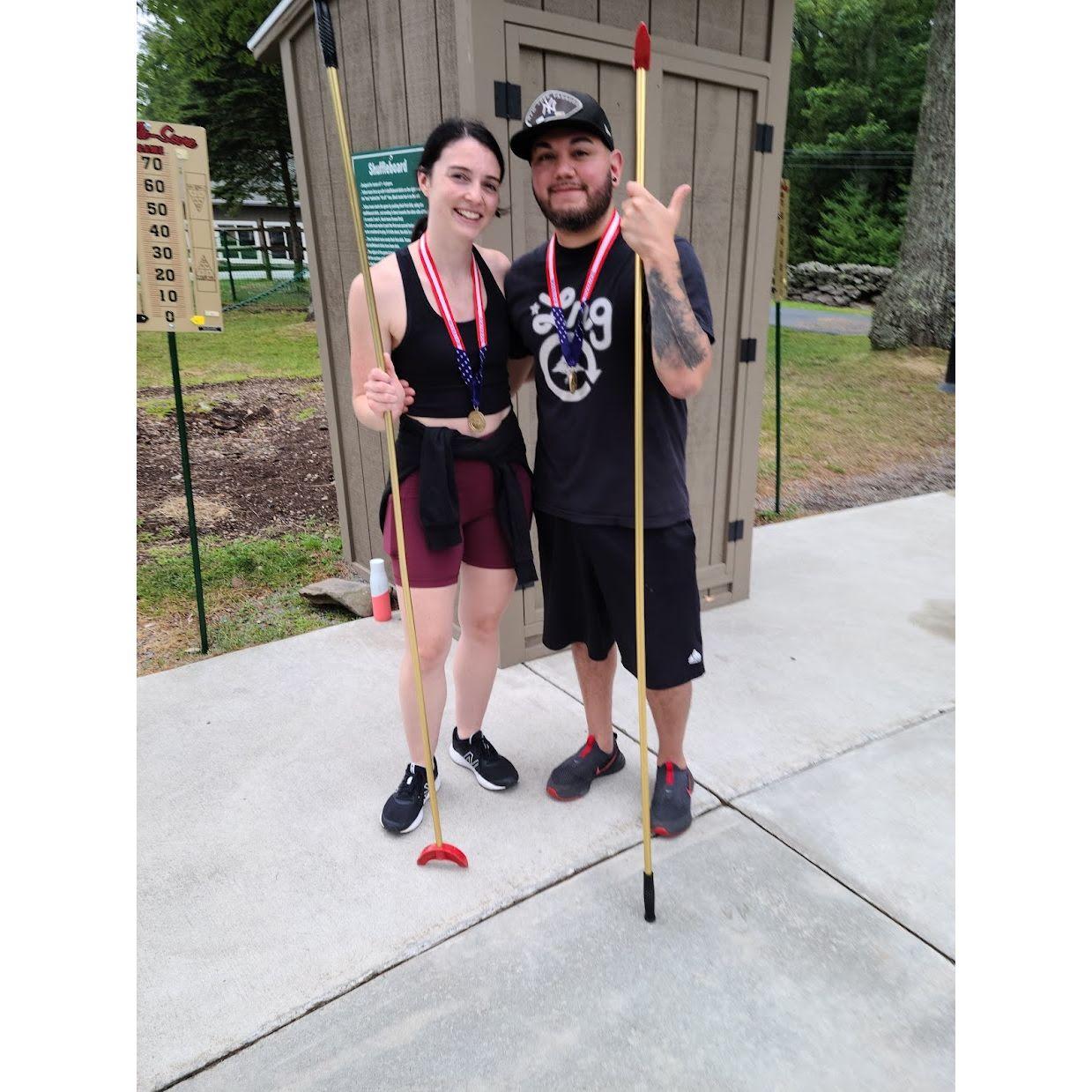 Woodloch Shuffleboard back to back champions