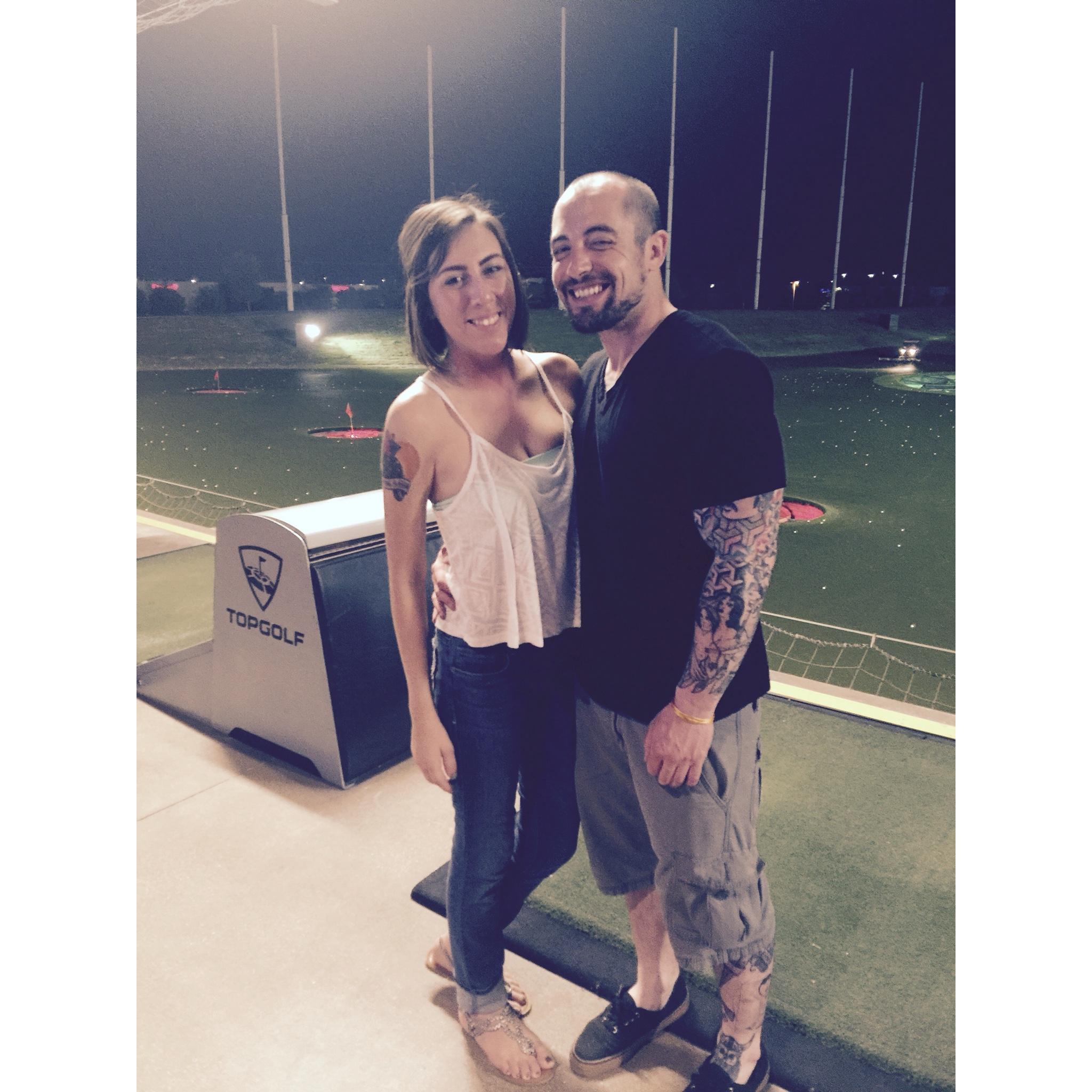 We had only been dating a couple months in this picture!