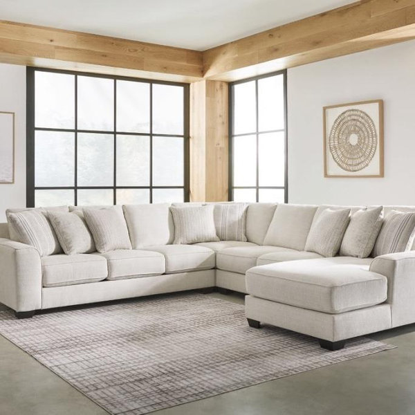 Lerenza 4-Piece Sectional with Chaise