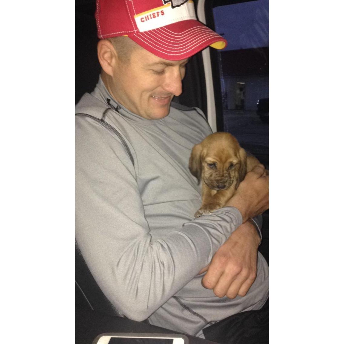 The night we got our pride and joy, Ellie