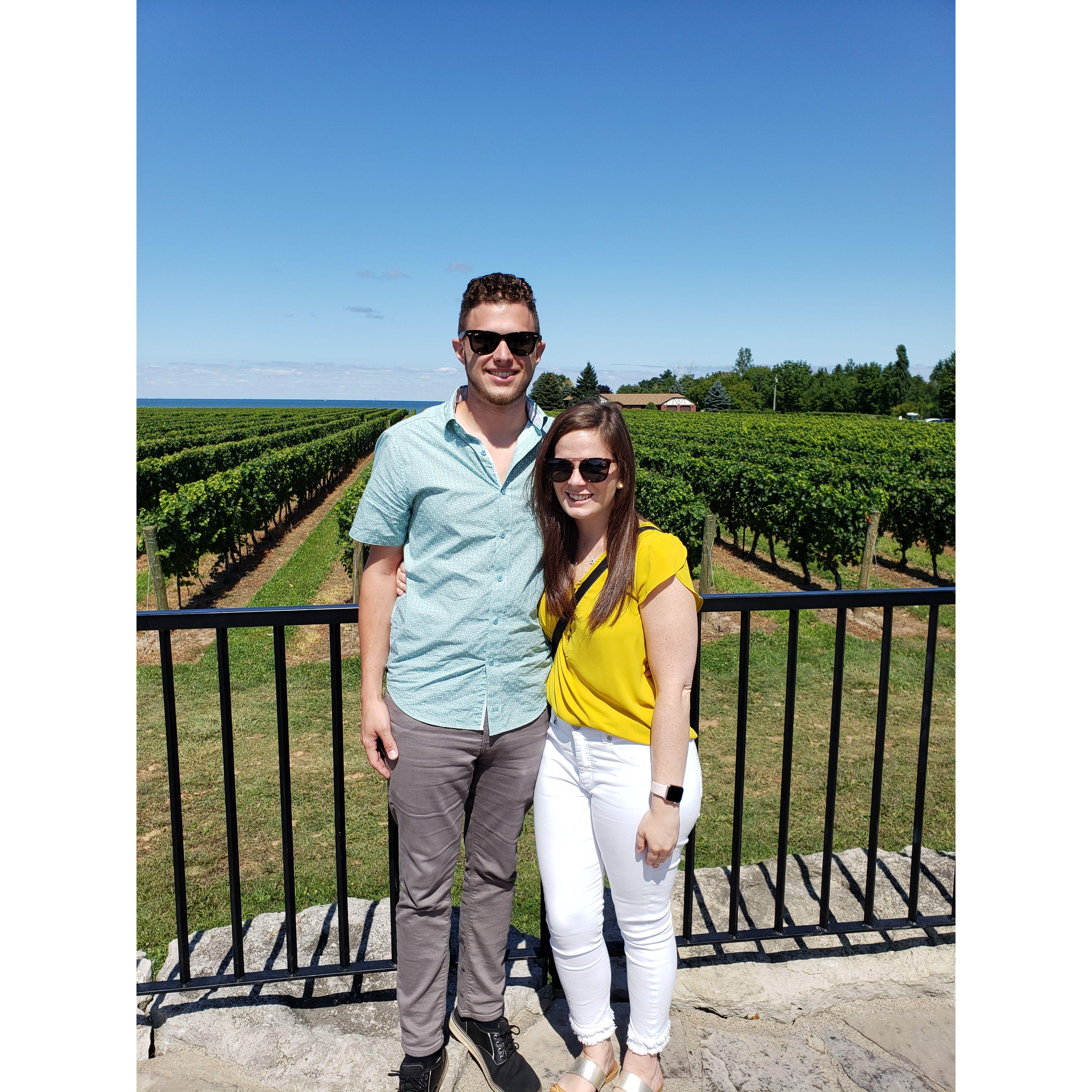 Our first vacation together - Niagara-On-The-Lake, Ontario