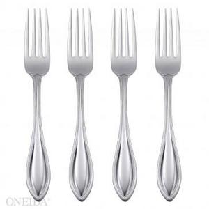 Oneida American Harmony Set of 4 Dinner Forks, Casual Flatware