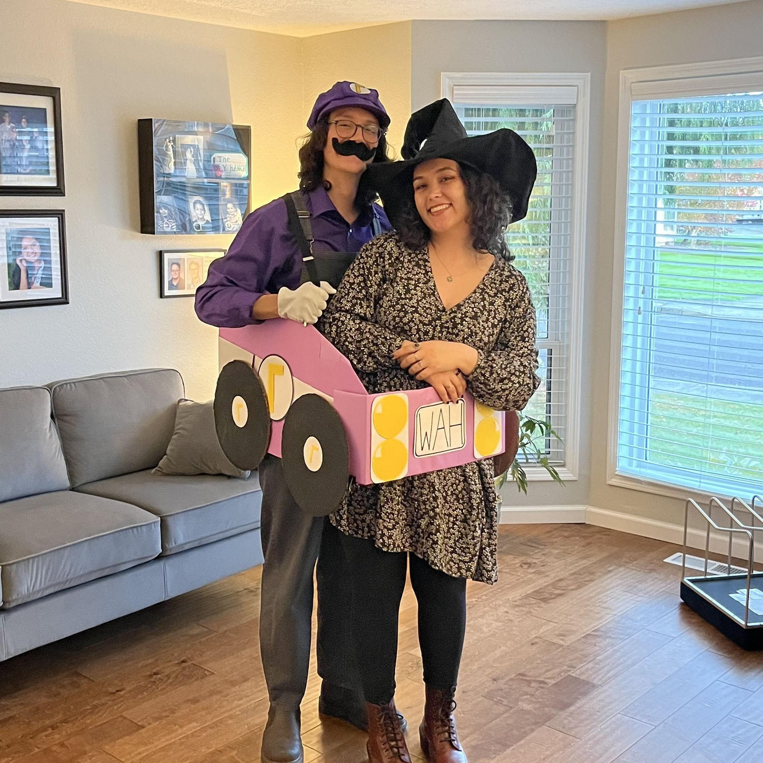 WAH! Waluigi and his witchy girlfriend. October 2023