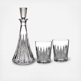 Lismore Diamond 3-Piece Decanter Set