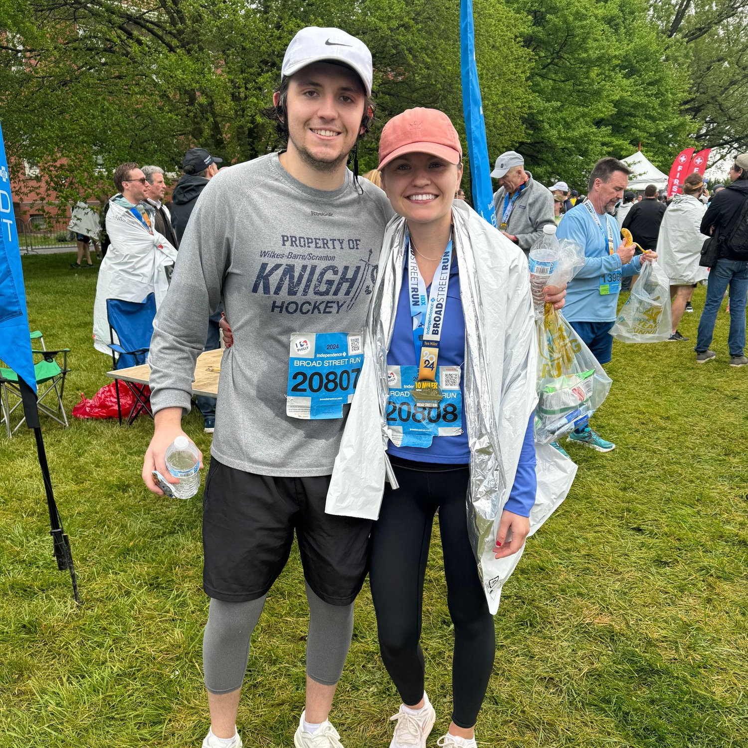 Ran the Broadstreet run. A 10 mile run is an extreme highlight for us.