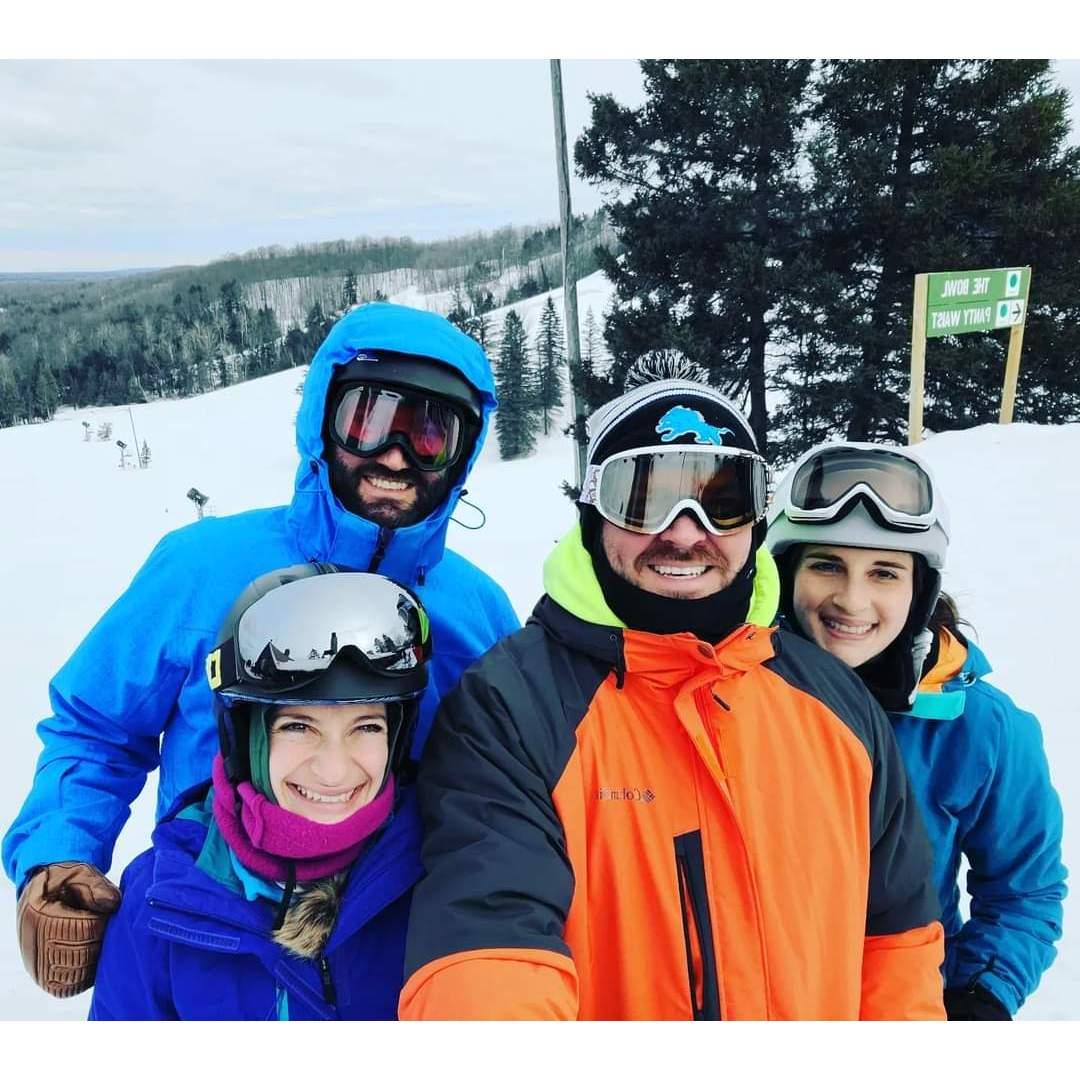 Matthew and Virginia up north with Virginia's sister Francesca and her brother in-law Mark
