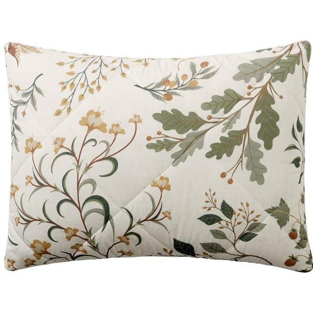 Autumn Botanical Percale Comforter Shams, Standard, Set of 2