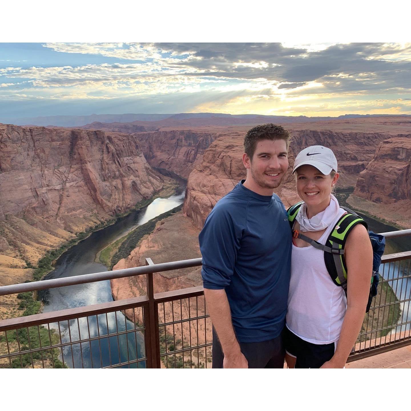 Horseshoe Bend outside of Page, Arizona