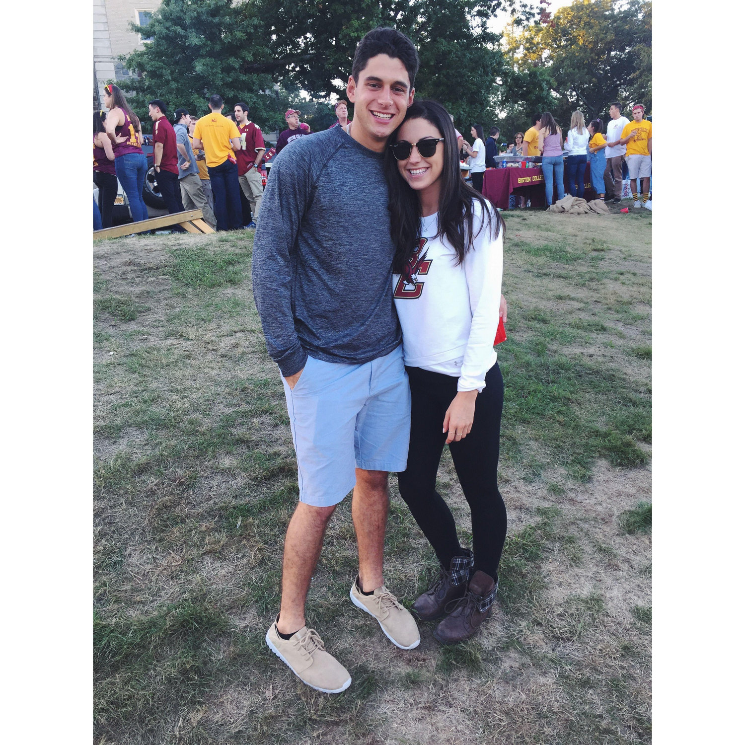 Leah visited Ant at BC every weekend in the fall