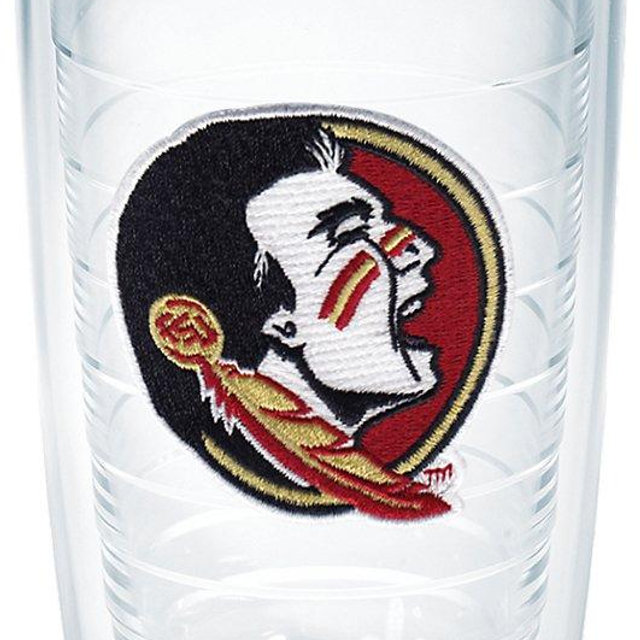 Tervis 1144467 Florida State University Seminole Head Emblem Individual Tumbler, 16 oz, Clear