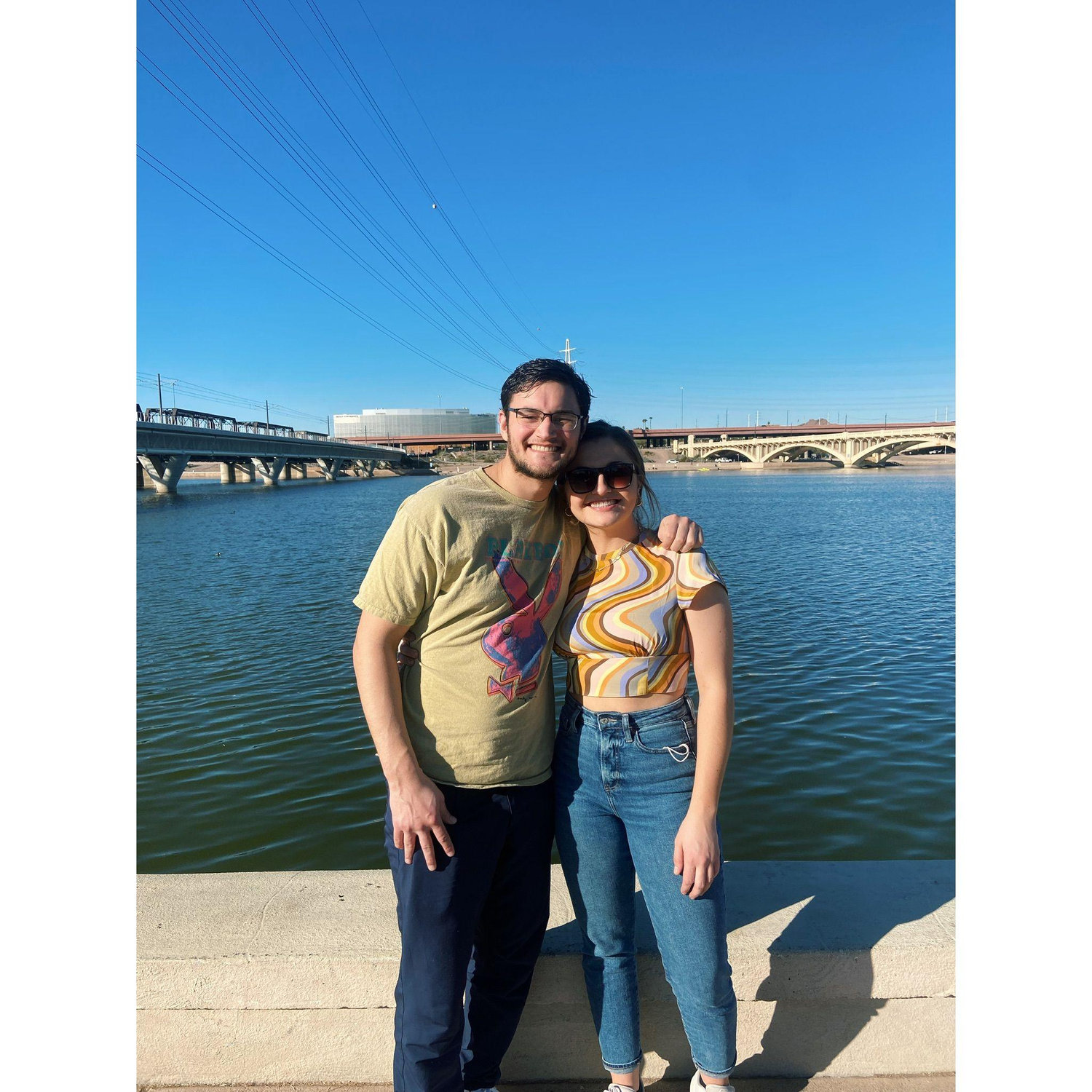 Our first vacation together, to Phoenix, AZ.
