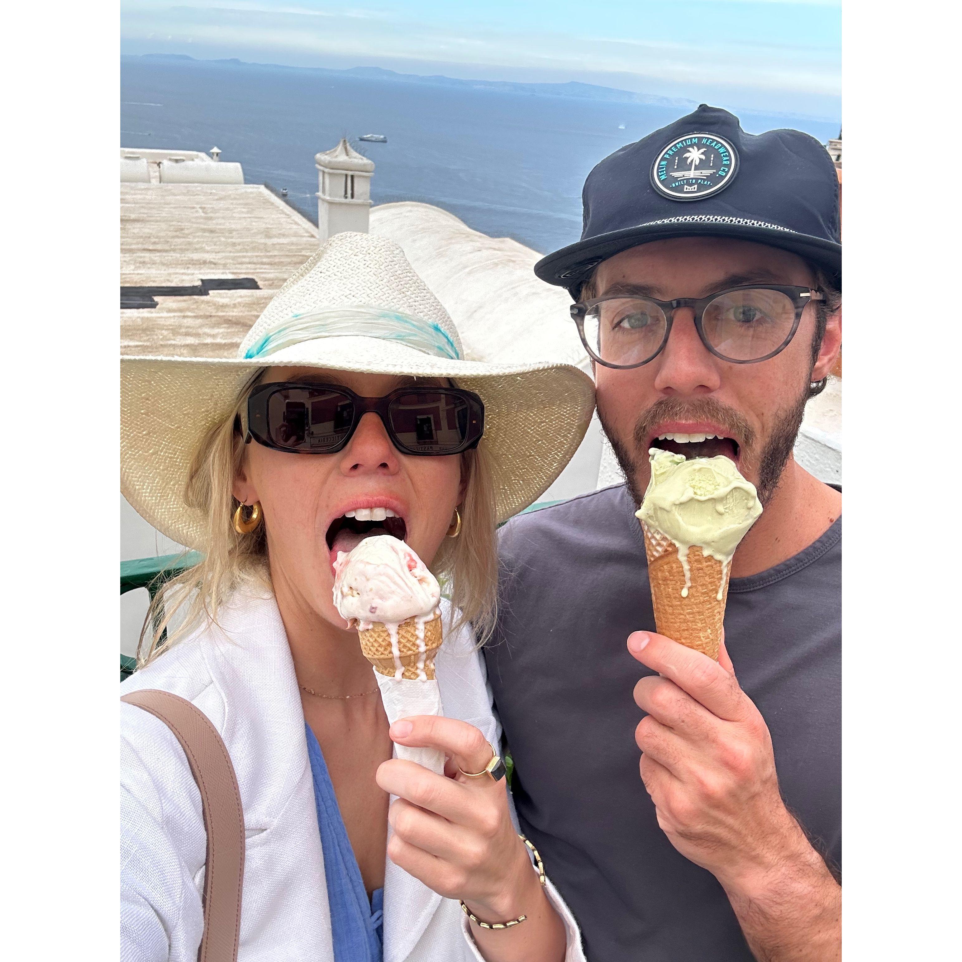 The gelato in Capri hits different!