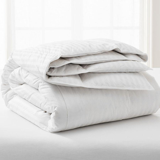 Luxury 700FP European White Goose Down Duvet Insert, Heavyweight, Full/Queen