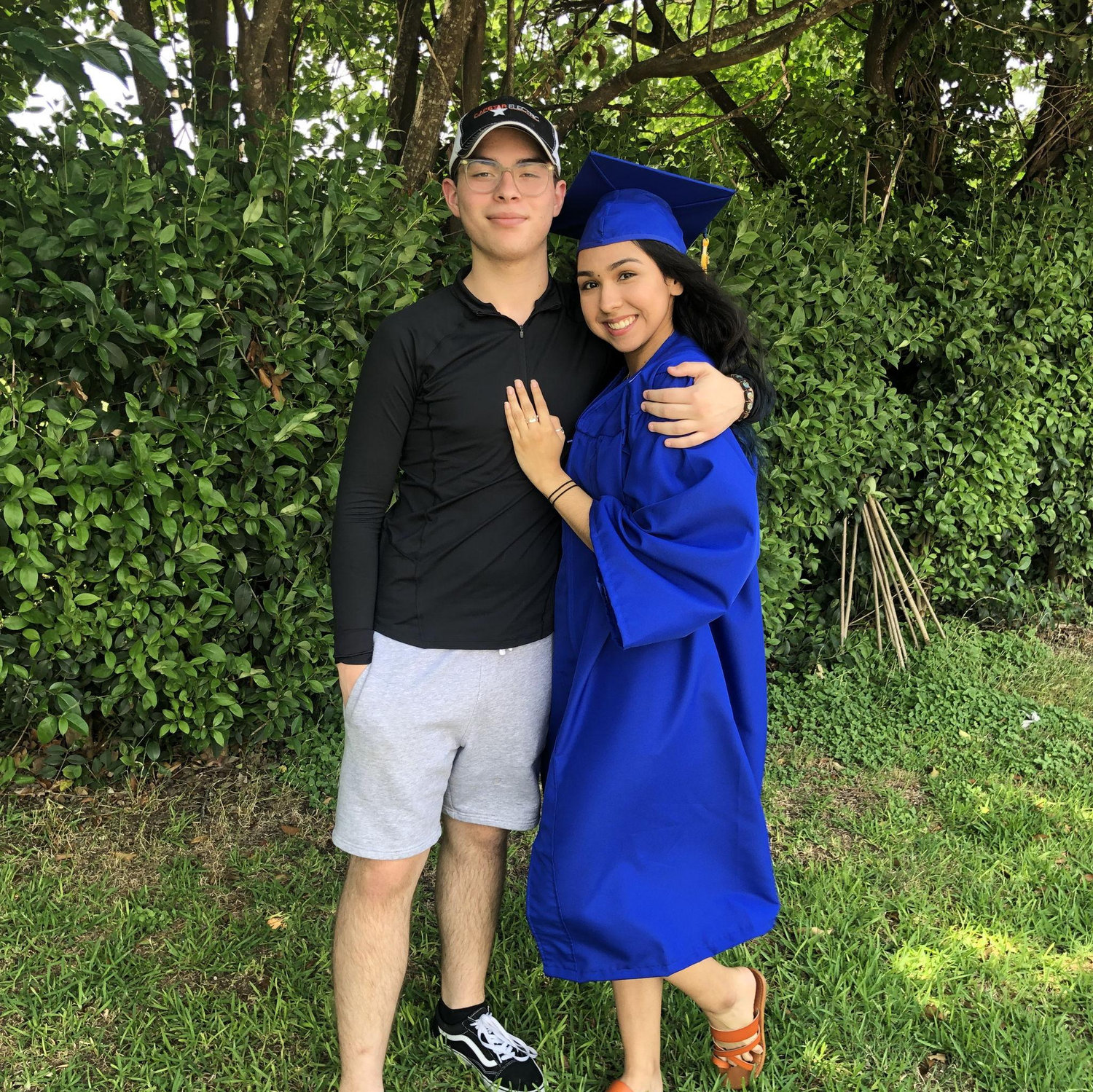Gabby graduates high school, June 2019