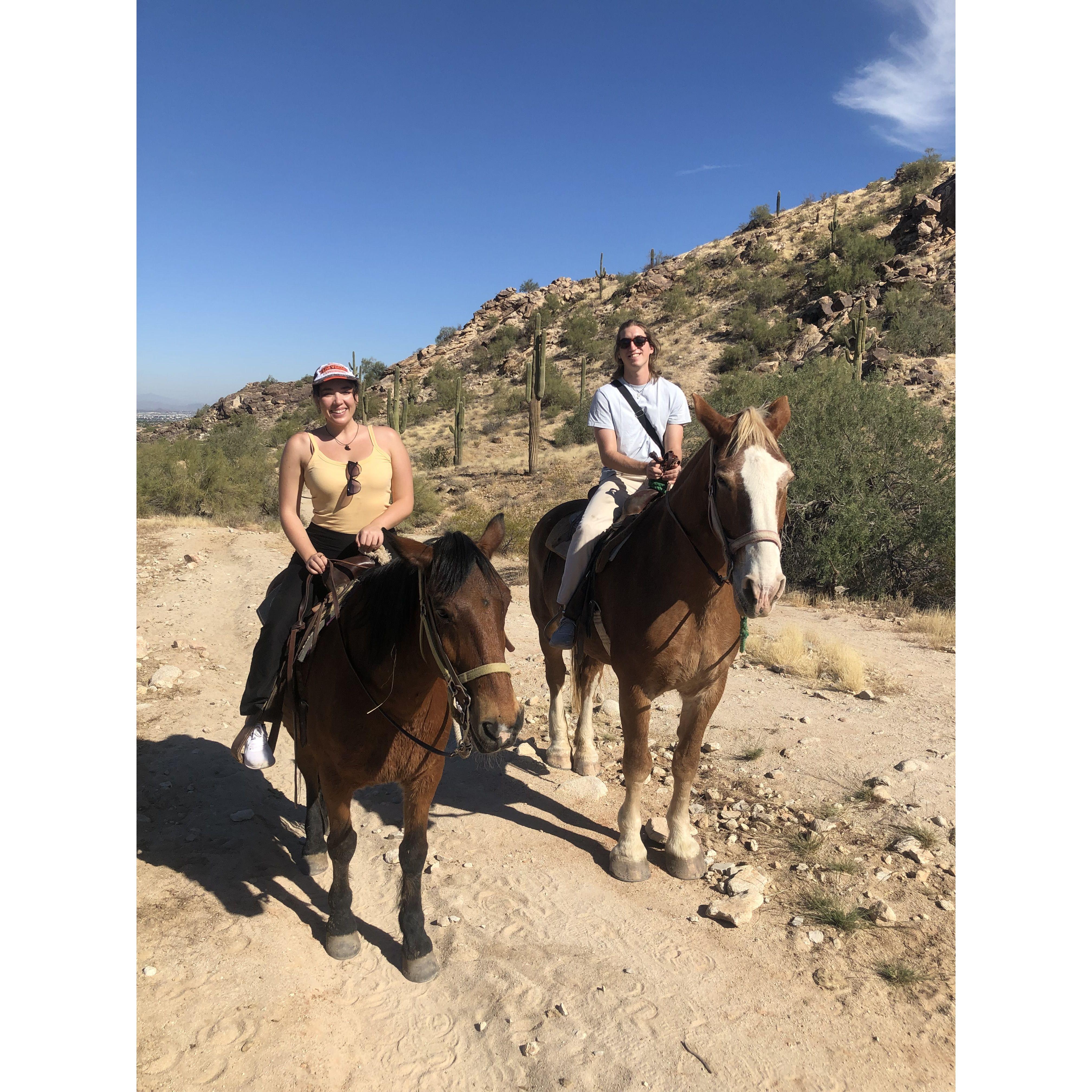 Horseback riding in Arizona