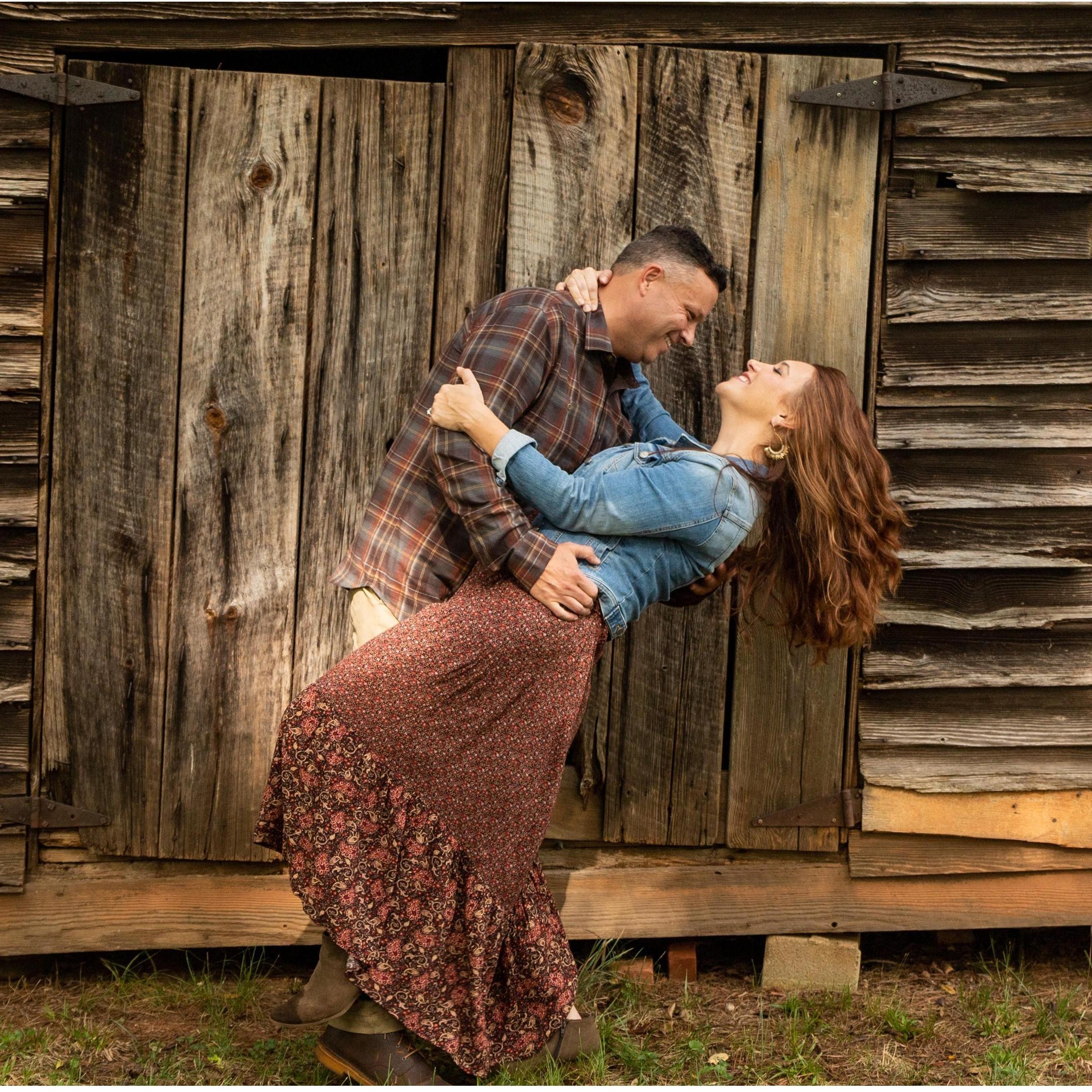 Engagement photo, Tirzah Farm, Rock Hill, SC