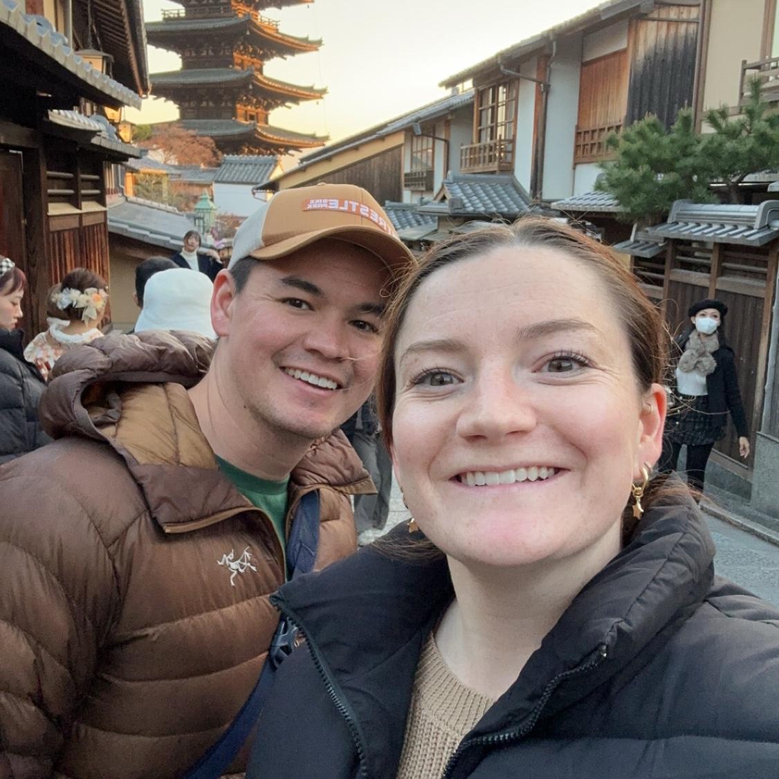 We loved exploring all around Japan! From Tokyo to Kyoto to Hokkaido and more. We plan to honeymoon there too!