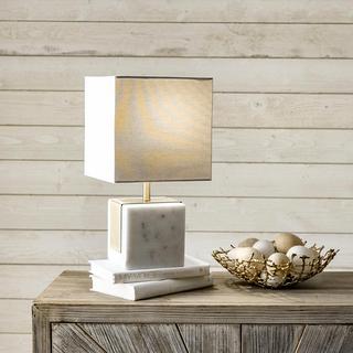 Garder Marble Cube Table Lamp