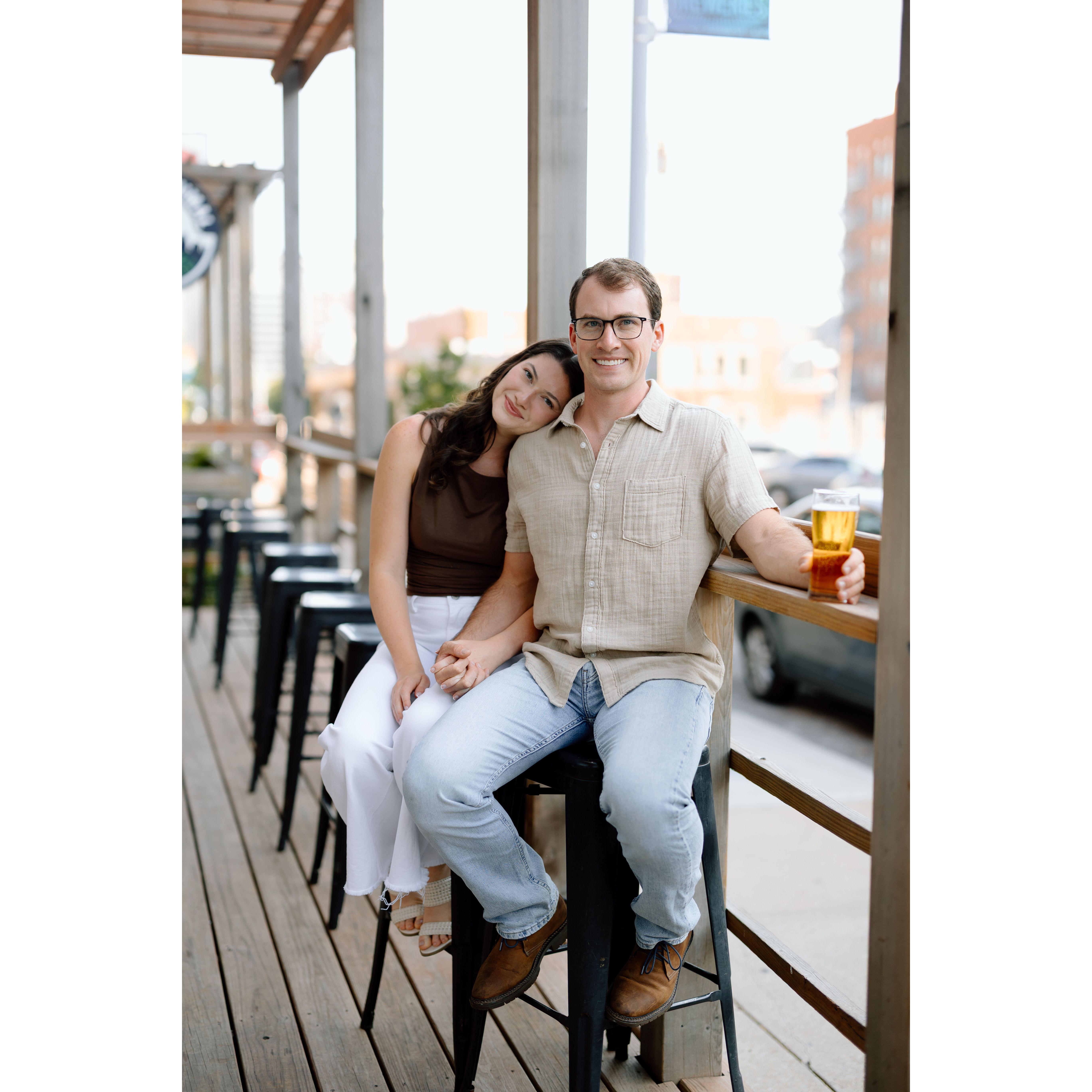 Our engagement photos 7.14.2025