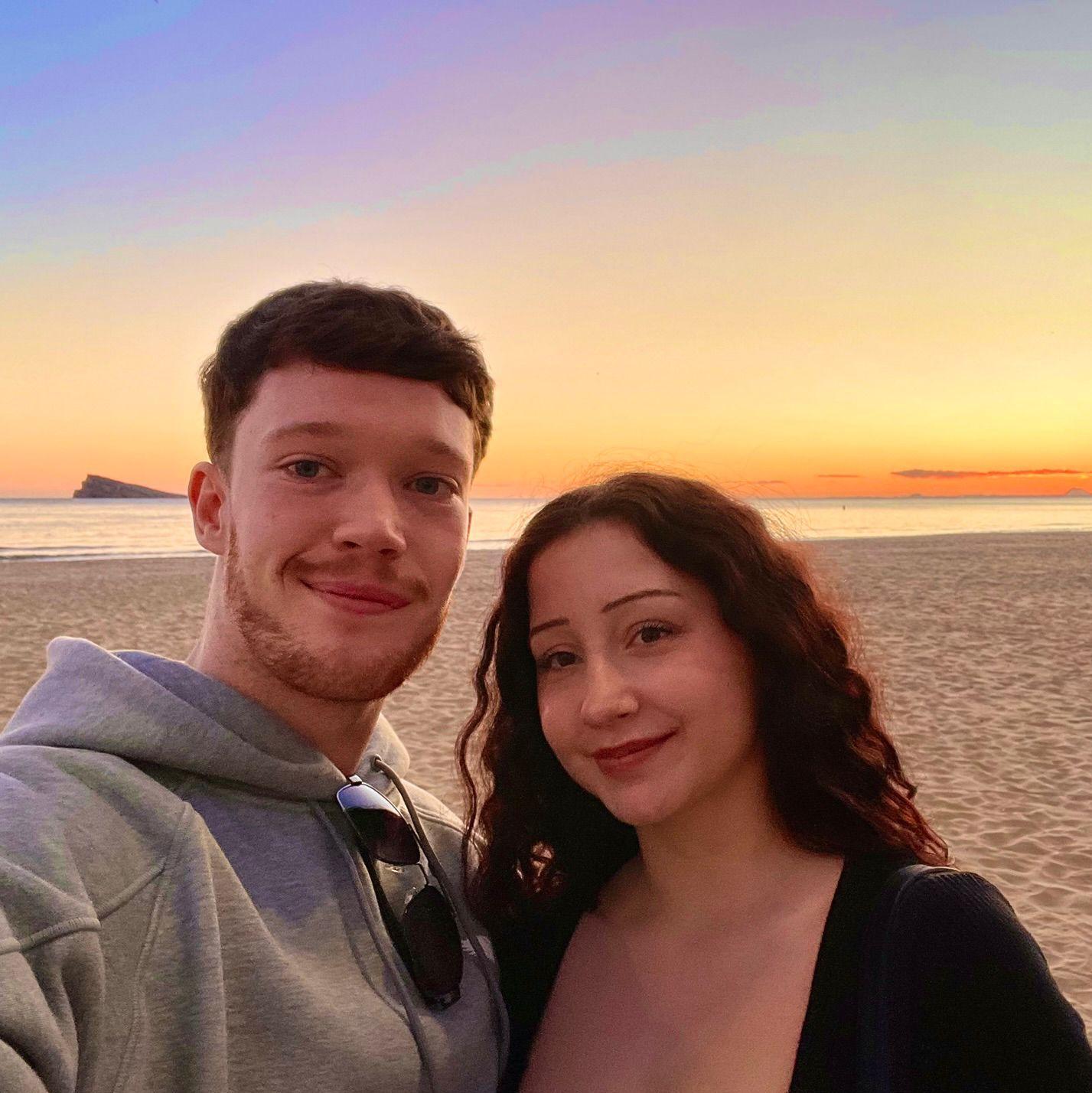First sunset together🌅