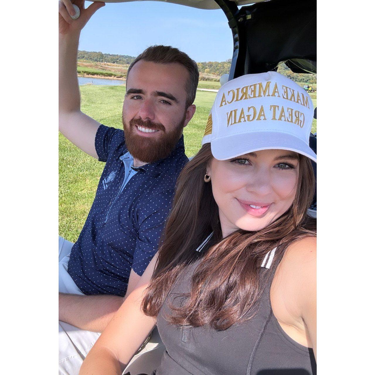 Golfing at Trump DC