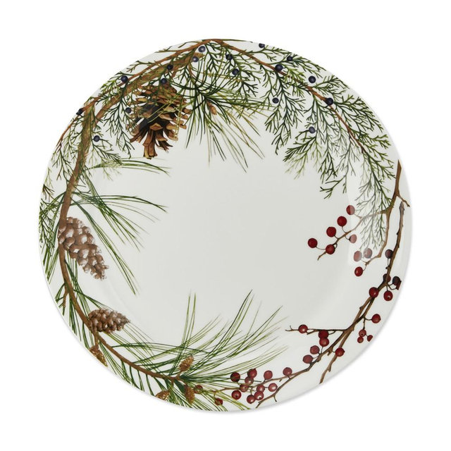 Woodland Berry Dinner Plates, Set of 4, Winterberries