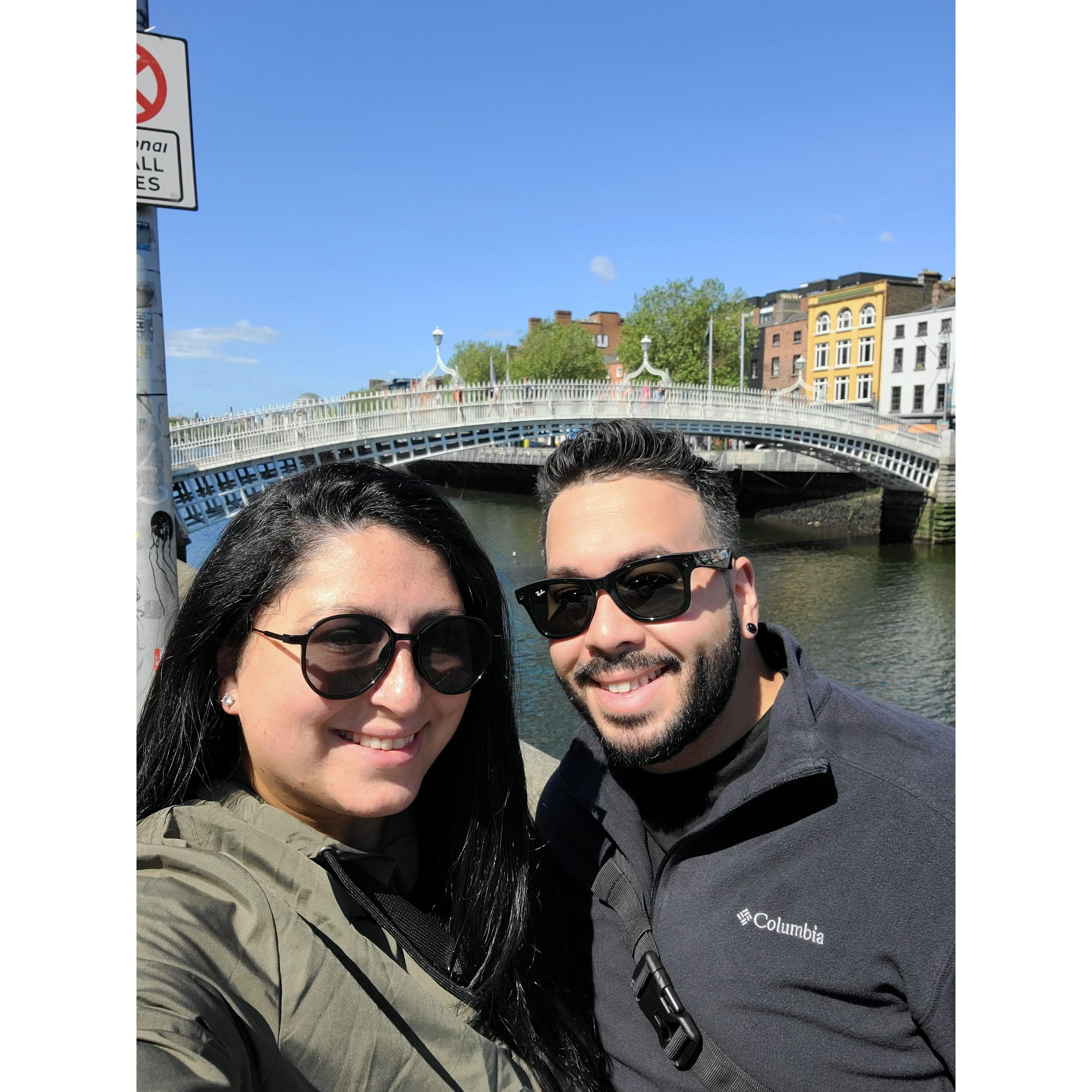 Our Europe Oliventure in Dublin Ireland 2023  Ha'penny Bridge