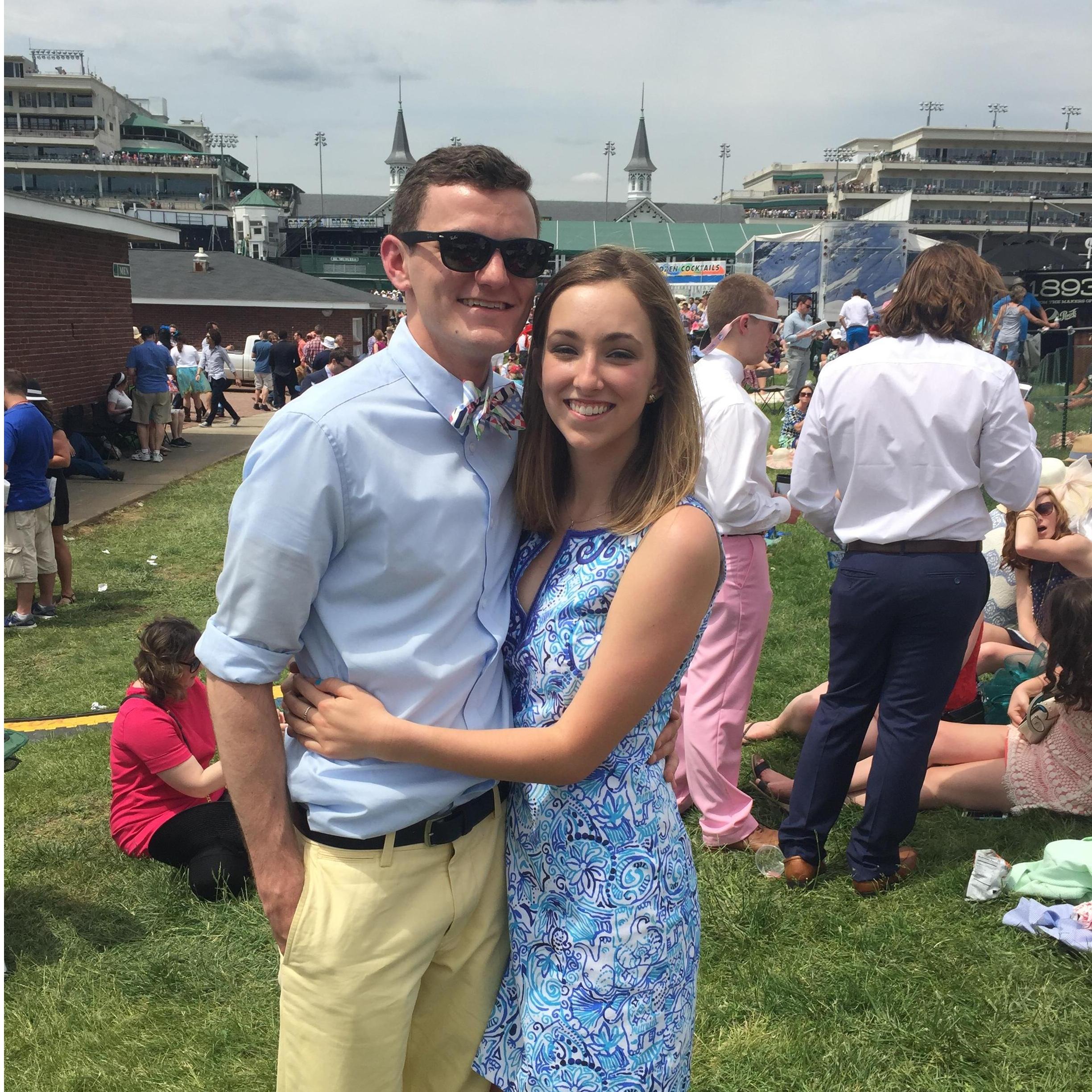 May 2016 // Churchill Downs // After returning to our Old Kentucky Home, we went to the Kentucky Derby with some friends!