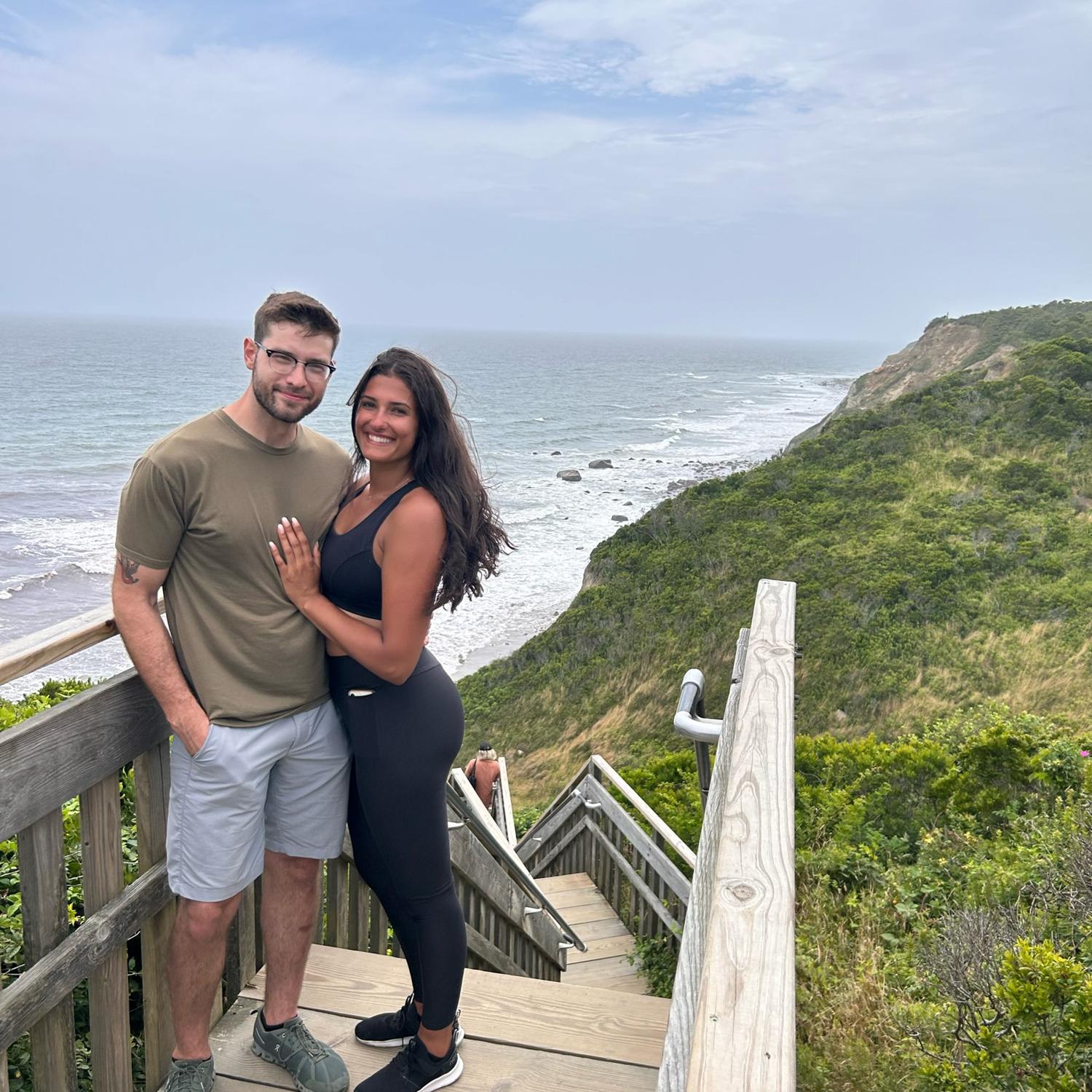 The Block Island Trip
📍 The Bluffs Block Island, RI
🗓 July 2023
Fun Fact: This was Gabriella’s birthday gift to Michael, they rented a faulty moped, drank mudslides and danced in the rain.