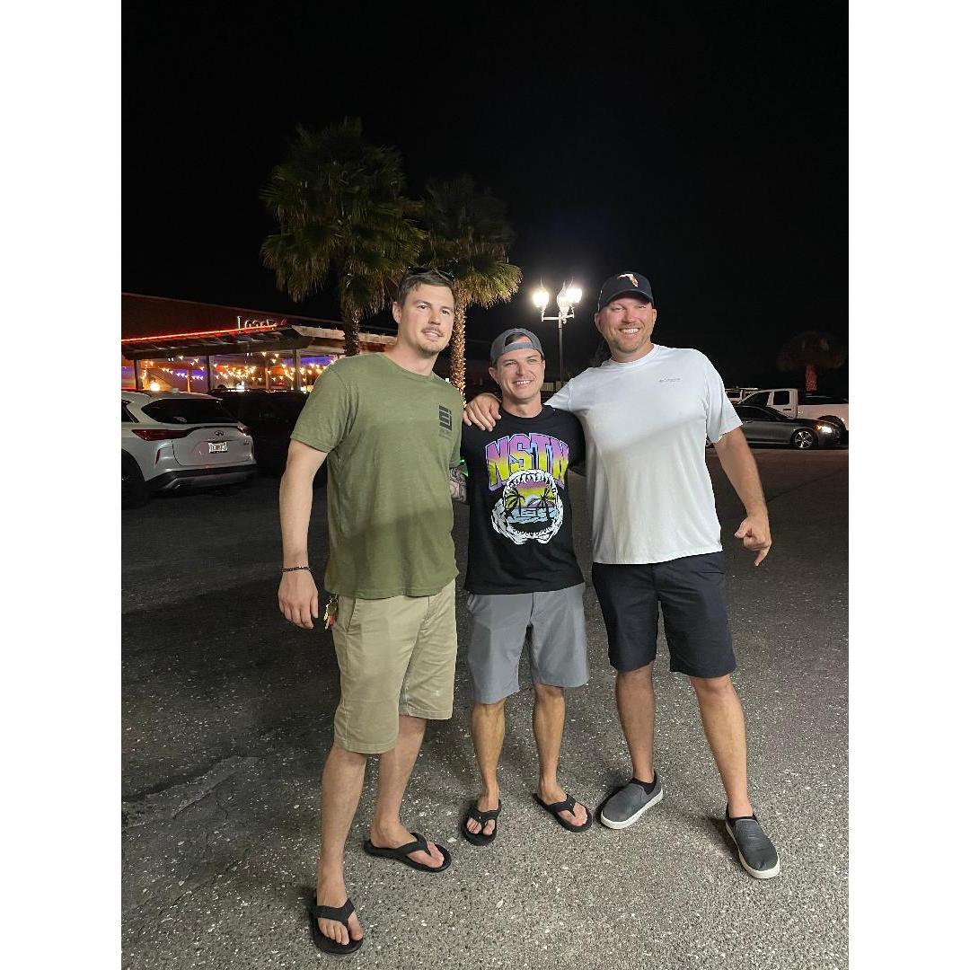 Ricky and his brother Larry and Uncle Byron