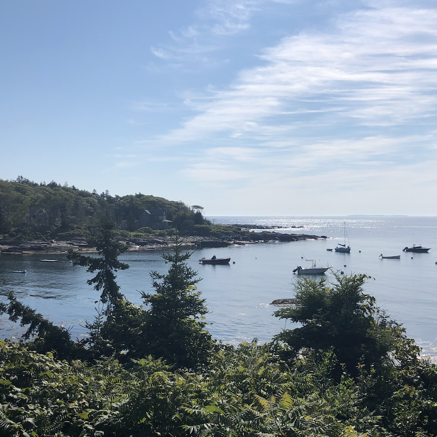 Grimes cove! The best during hot summers if you're brave enough to walk into 60 degree water for a swim!