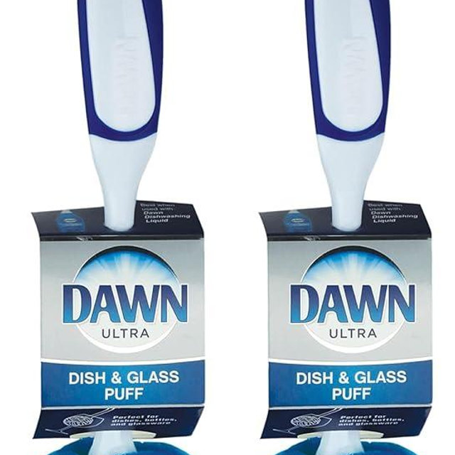 Dawn Ultra Puff Glassware and Dish Cleaning Brush (Pack of 2)