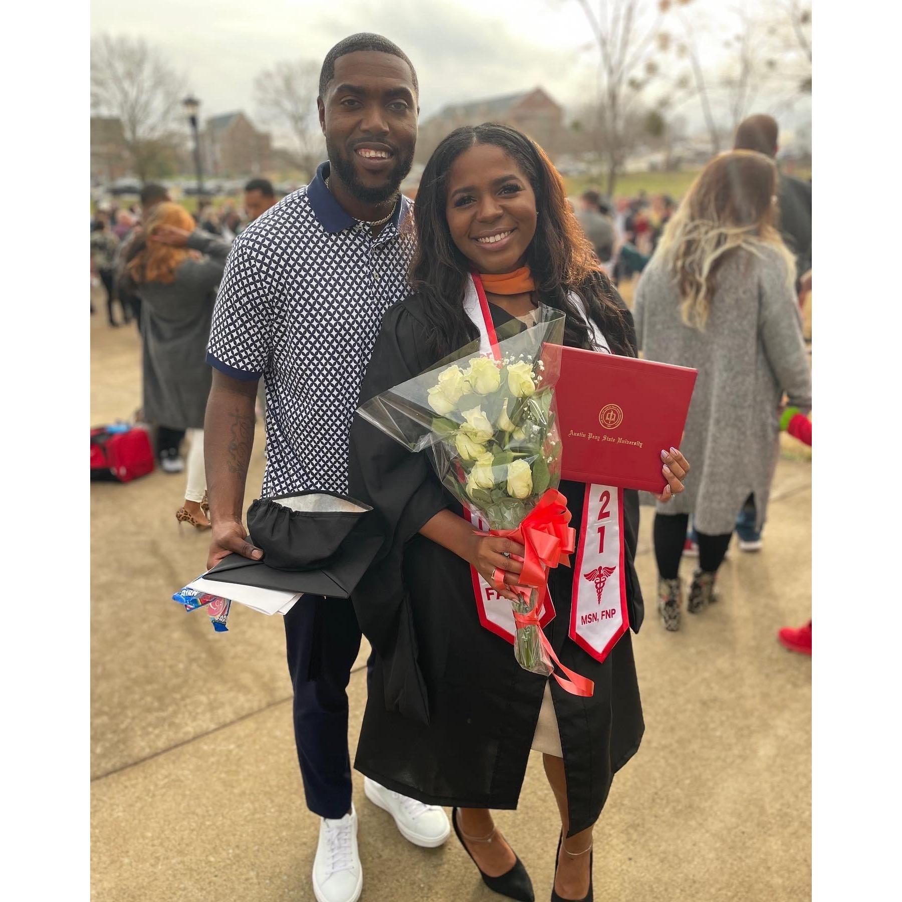 Taylor Master of Nursing Graduation