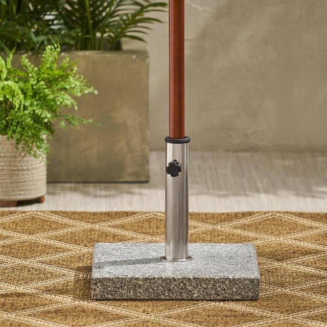 Granite Patio Umbrella Base in Grey