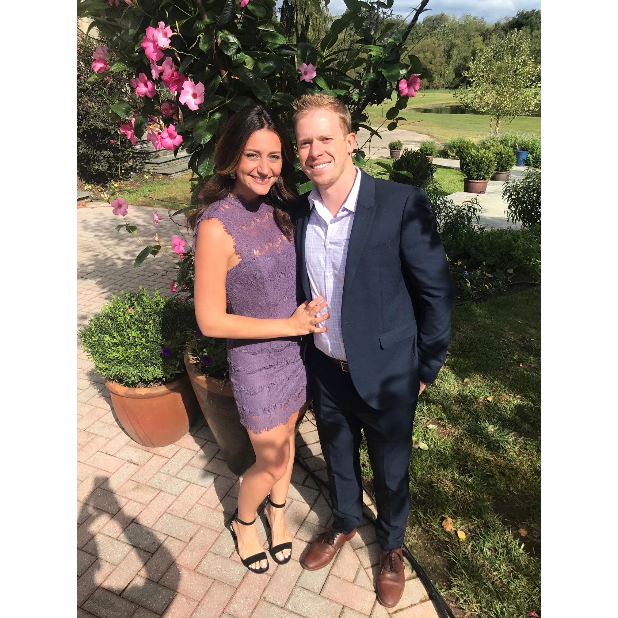 Our first wedding together Oct 2017