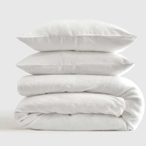 European Linen Duvet Cover Set - King/Cal King