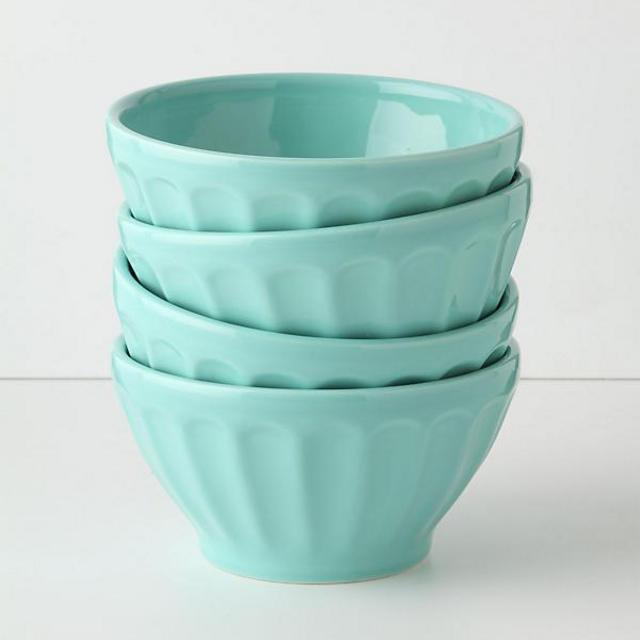 Latte Bowl Set of 4 - Seafoam