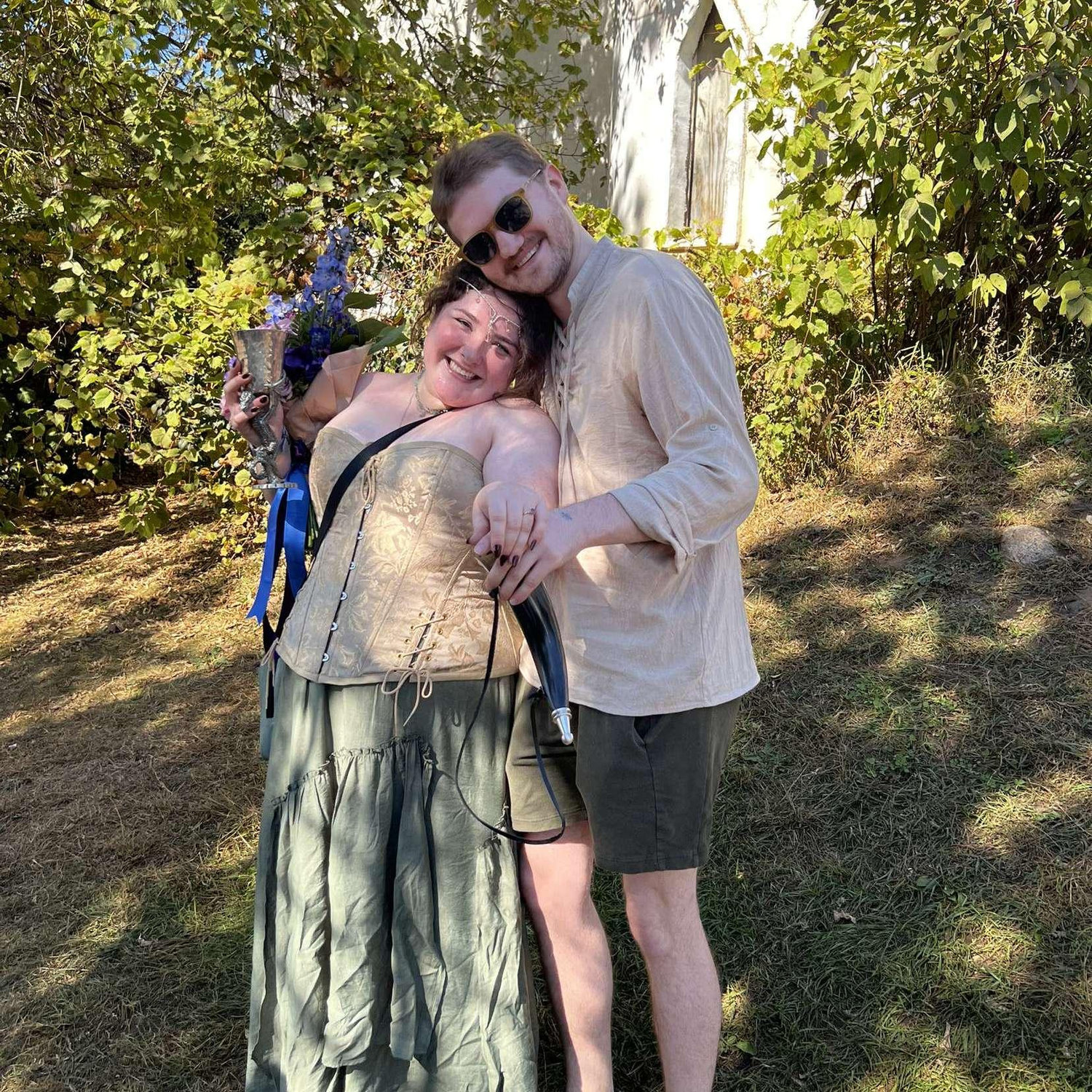 September 2024: The Renaissance Festival was the perfect place for the couple to get engaged