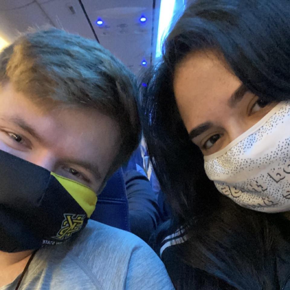 first cross country trip together to celebrate the wedding of a family friend in California!