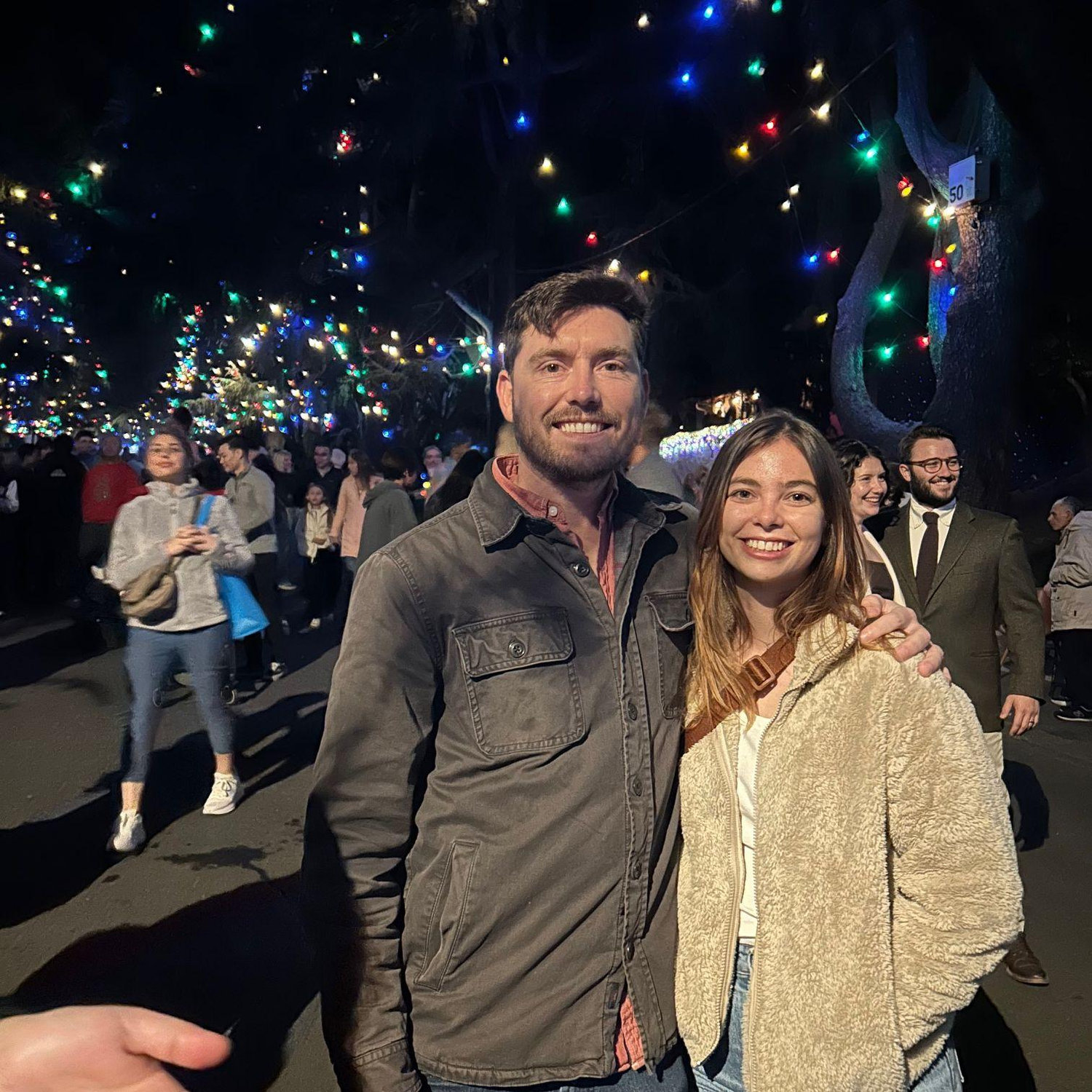Second Christmas Tree Lane lighting in Altadena