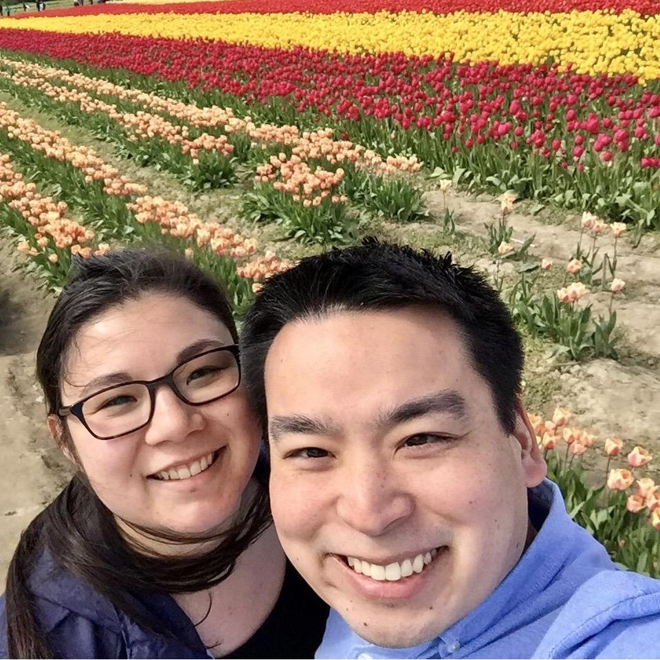 Tulip festival... Daryl was amused that flowers have funny names.