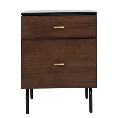 Genevieve 2 Drawer Nightstand - Safavieh