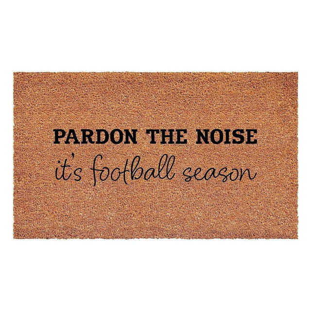 Calloway Mills 111761729 Pardon The Noise It's Football Season Doormat 17" x 29"