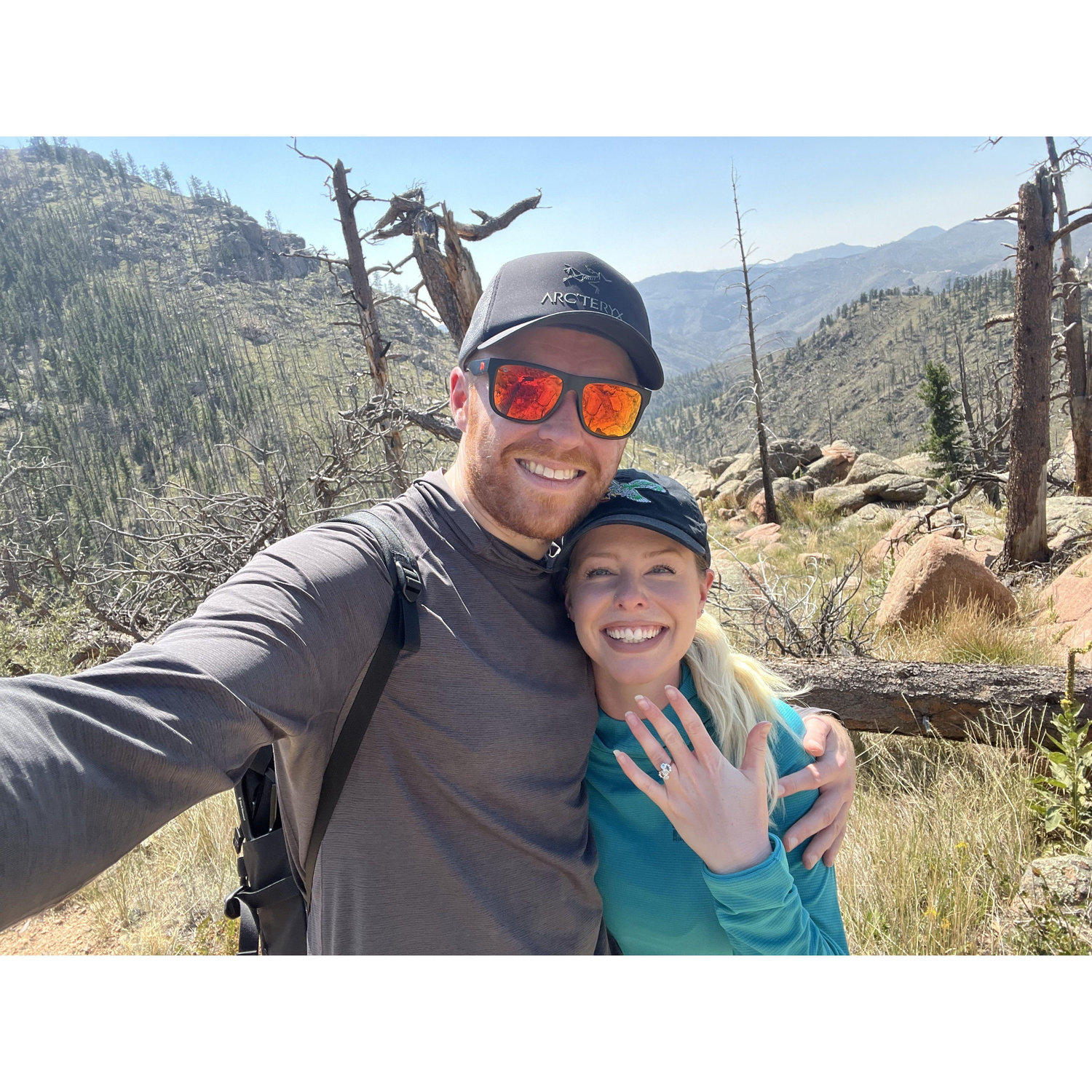 When we got engaged!