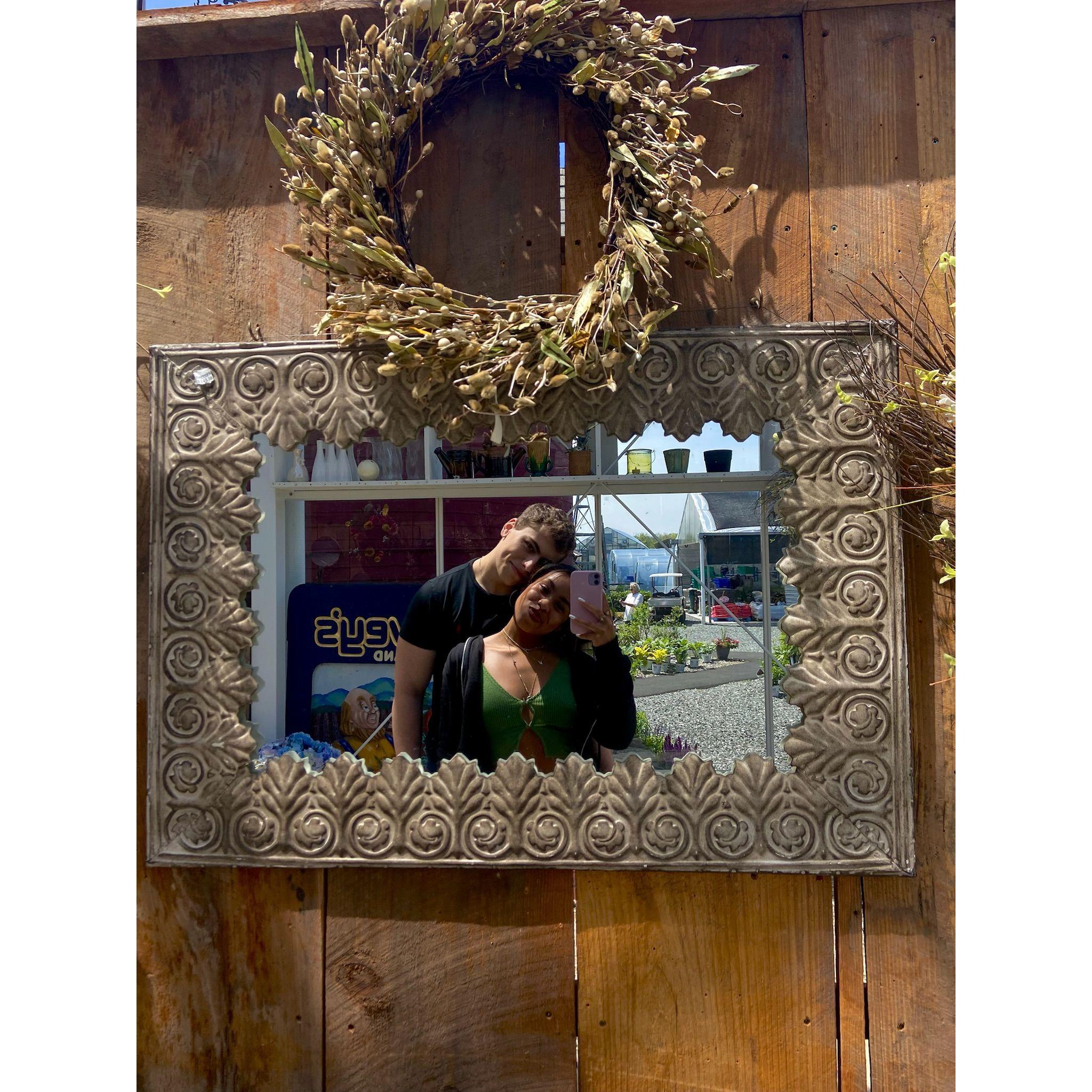 Mirror mirror on the wall, who's the fairest of them all? Alex and Gabby of course!!