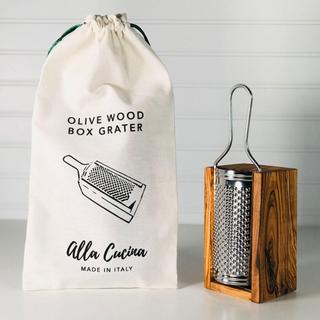 Italian Olivewood Box Grater