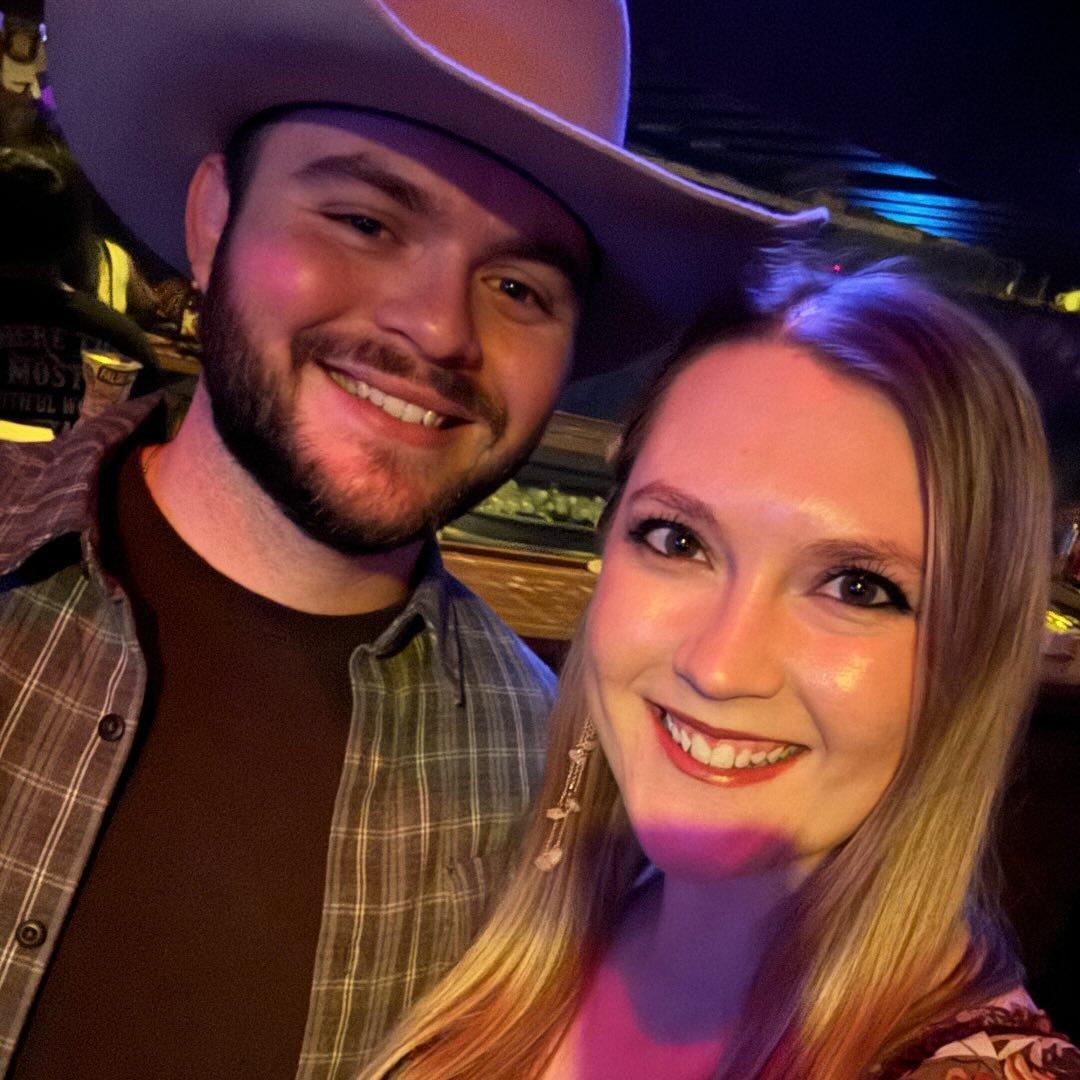 First night out with friends as a couple